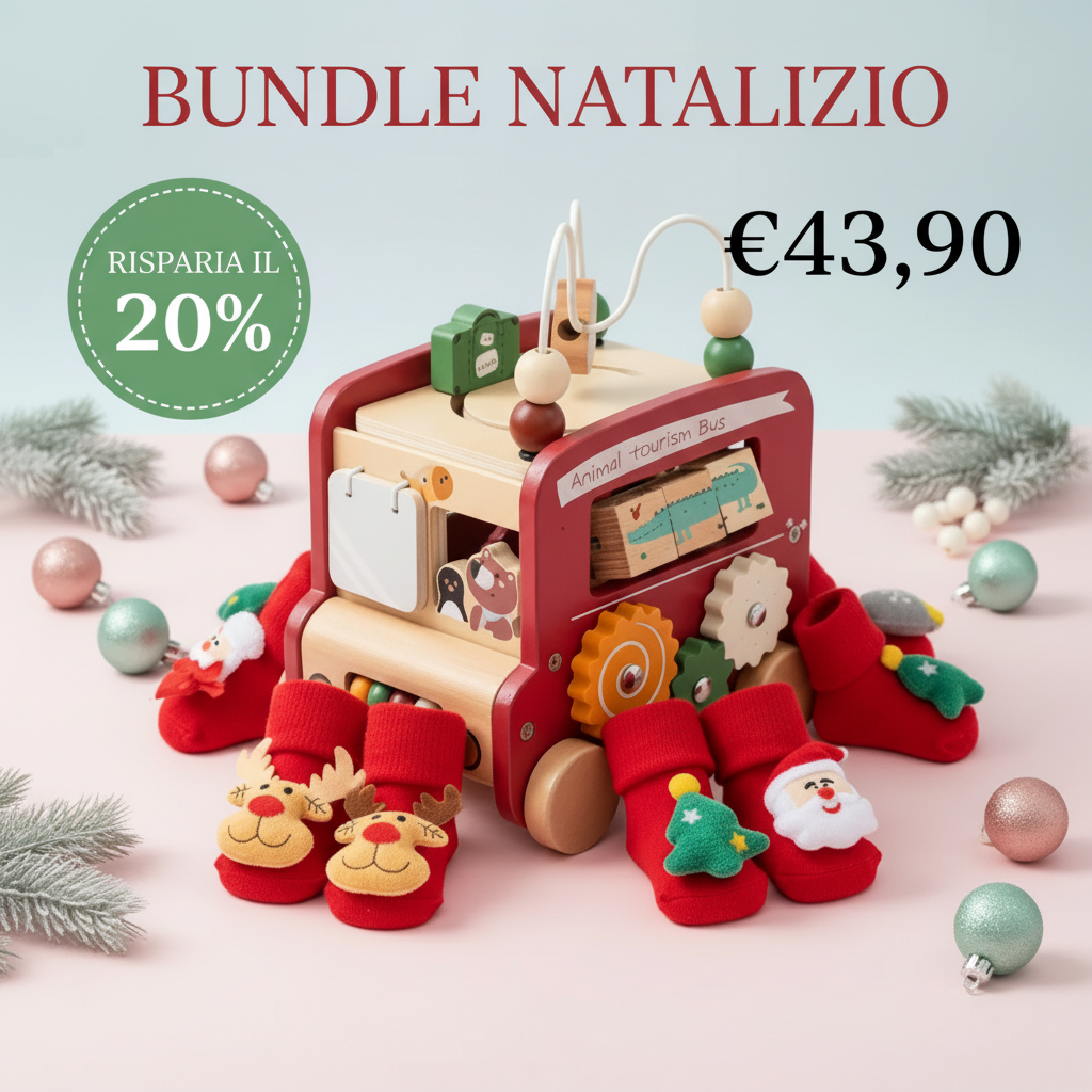 "Bundle Natalizio- Baby Bus+Calzini 3D"
